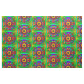 YANTRA - das große Rad - grüne Violette Stoff (Fat Quarter (45,7 x 55,9 cm))
