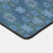 Yantra-Inschrift mit Hexa-Dreiecken (neue Fassung) Schreibtischunterlage (Ecke)