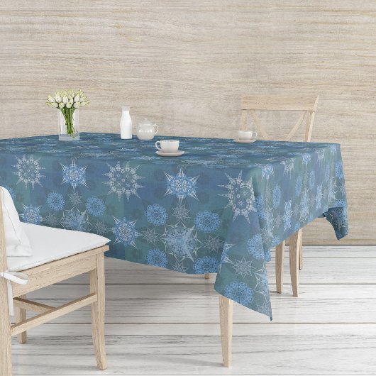 Yantra-Inschrift mit Hexa-Dreiecken (neue Fassung) Tischdecke