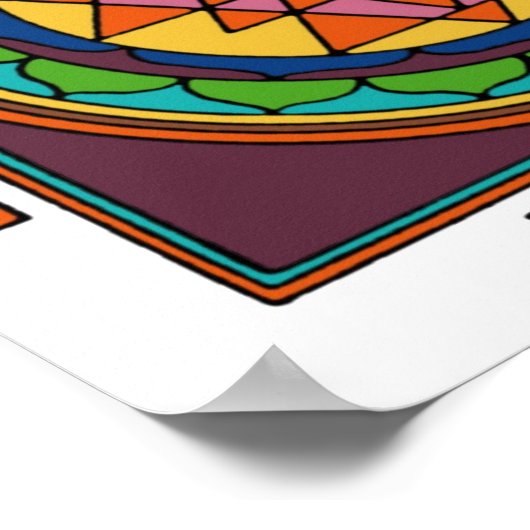 Yantra Print Poster (Ecke)