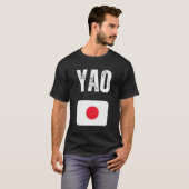 Yao Japan Flag Travel Souvenir Japanisch T-Shirt (Vorne ganz)