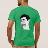 Yao Ming Funny Face Designed T - Shirt (Rückseite)