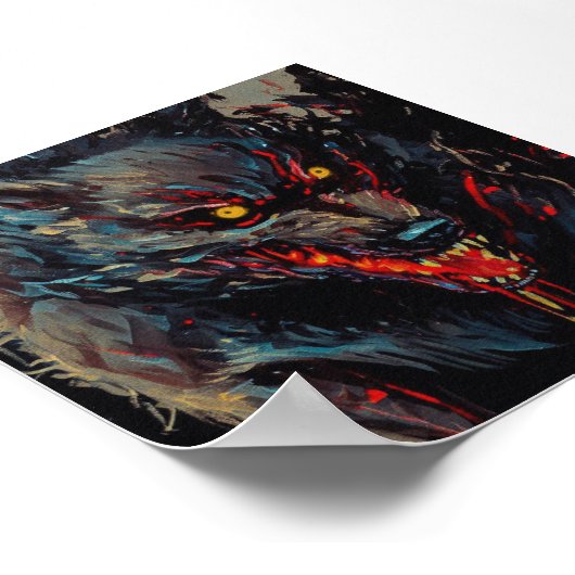 YAOGUAI | Matt Paper Print Poster (Ecke)