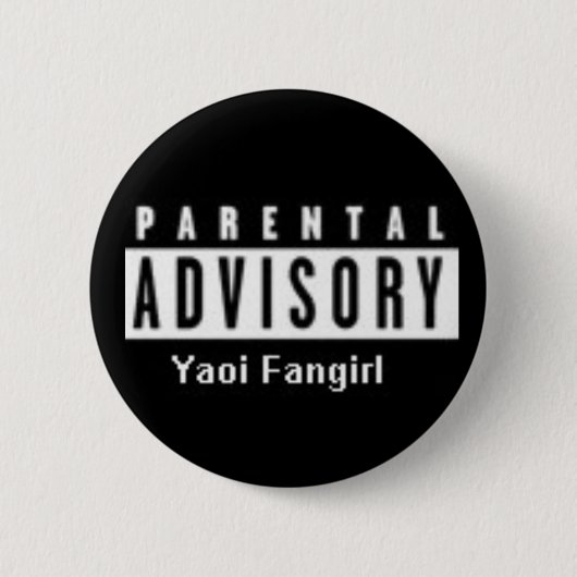 yaoi fangirl button (Vorderseite)