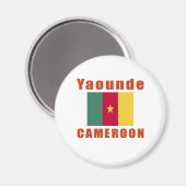 Yaounde Cameroon Hauptstadt Designs Magnet (Vorderseite/Rückseite)