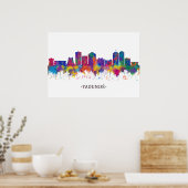Yaounde Cameroon Skyline Poster (Küche)