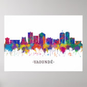 Yaounde Cameroon Skyline Poster (Vorne)