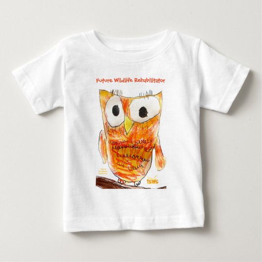 YAP | Benutzerdefiniertes Designer-Owl | Youth Art Baby T-shirt (Vorderseite)