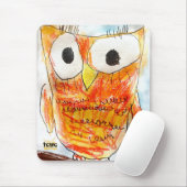 YAP | Jugend-Kunst-Projekt der Designer-Eulen-| Mousepad (Mit Mouse)
