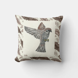 YAP | Stammes- Sparrowhawk | Jugend-Kunst-Projekt Kissen