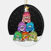 YAPPY CHOWLIDAYS Chow-Chow Porzellanverzierung Keramikornament (Links)