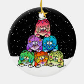 YAPPY CHOWLIDAYS Chow-Chow Porzellanverzierung Keramikornament (Hinten)