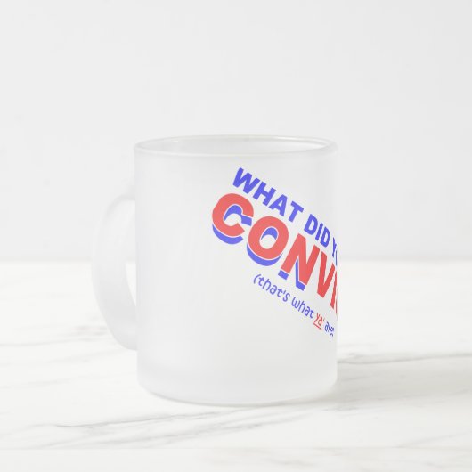 Yappy Clapback Mattglastasse (Vorderseite Links)