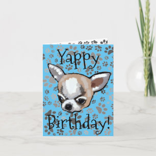 Yappy Geburtstag Chihuahua Karte