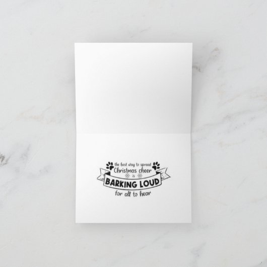 Yappy Howlidays Feiertagskarte (Innenseite)