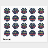 Yappy Howlidays Holiday Stickers (Blatt)
