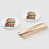 Yappy Howlidays - Niedlicher Cartoon für Weihnacht Fächer (Non-assembled)