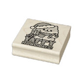 Yappy Howlidays - Niedlicher Cartoon für Weihnacht Gummistempel (Stempel)