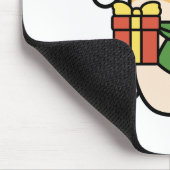Yappy Howlidays - Niedlicher Cartoon für Weihnacht Mousepad (Ecke)