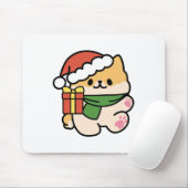 Yappy Howlidays - Niedlicher Cartoon für Weihnacht Mousepad (Mit Mouse)