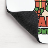 Yappy Howlidays - Niedlicher Cartoon für Weihnacht Mousepad (Ecke)
