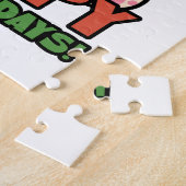 Yappy Howlidays - Niedlicher Cartoon für Weihnacht Puzzle (Seite)