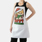 Yappy Howlidays - Niedlicher Cartoon für Weihnacht Schürze (InSitu)