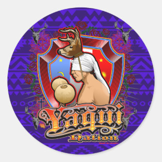 Yaqui Deer Dancer Design Sticker art