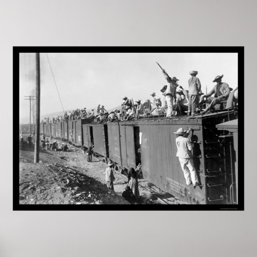 Yaqui Indian Fighters RR Bahn 1892 Poster (Vorne)