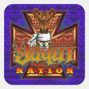 Yaqui Nation Deer Dancer Design #3 Sticker