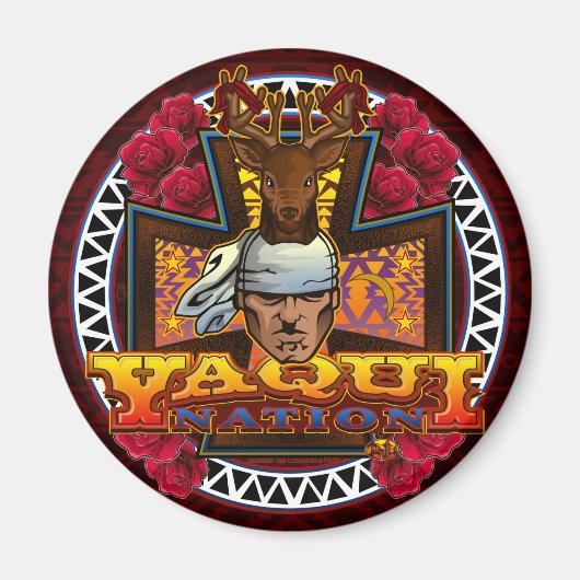 Yaqui Nation Deer Dancer Magnet 2 (Vorne)