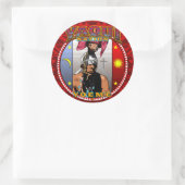 Yaqui nation yoeme Hirschtänzeraufkleber Runder Aufkleber (Tasche)