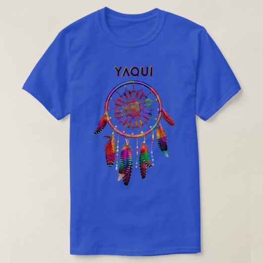 Yaqui Native Mexican Colorful Dreamcatcher T-Shirt (Design vorne)