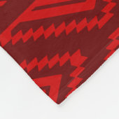 Yaqui Yoeme Rotwild-Tänzer-Fleece-Decke Fleecedecke (Ecke)