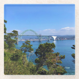 Yaquina Bay Bridge, Newport, Oregon Glasuntersetzer