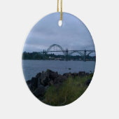 Yaquina Bay Bridge, Newport, Oregon Keramik Ornament (Rechts)
