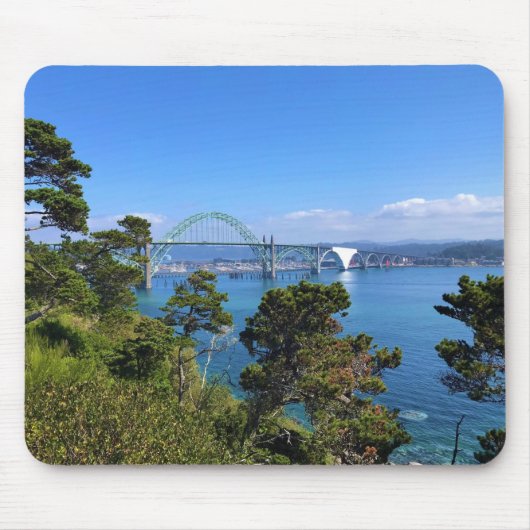 Yaquina Bay Bridge, Newport, Oregon Mousepad (Vorne)