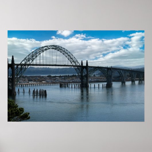 Yaquina Bay Bridge - Newport Oregon Poster (Vorne)