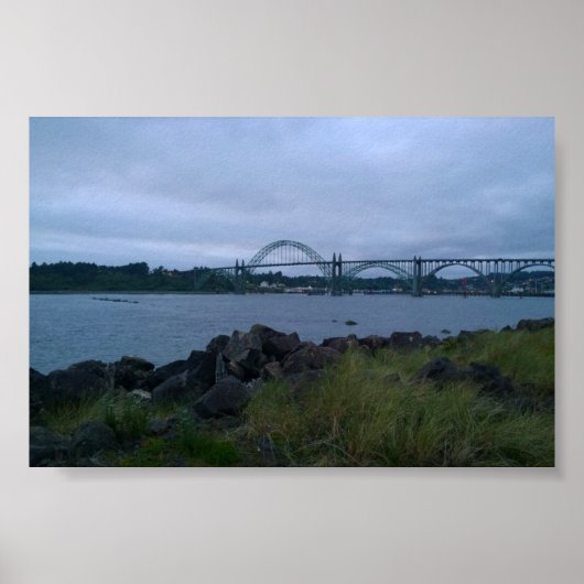 Yaquina Bay Bridge, Newport, Oregon Poster (Vorne)