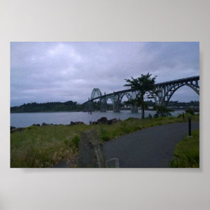 Yaquina Bay Bridge, Newport, Oregon Poster