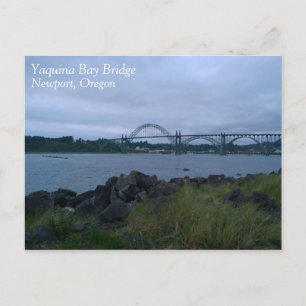Yaquina Bay Bridge, Newport, Oregon Postkarte