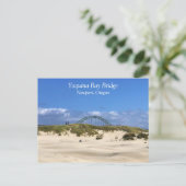 Yaquina Bay Bridge, Newport, Oregon Postkarte (Stehend Vorderseite)