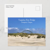 Yaquina Bay Bridge, Newport, Oregon Postkarte (Vorne/Hinten)