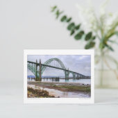 Yaquina Bay Bridge Postcard Postkarte (Stehend Vorderseite)