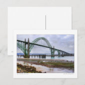 Yaquina Bay Bridge Postcard Postkarte (Vorne/Hinten)