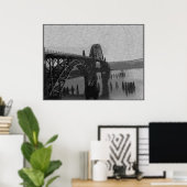 Yaquina Bay Bridge Poster (Heimbüro)
