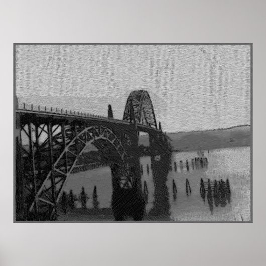 Yaquina Bay Bridge Poster (Vorne)