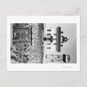 Yaquina Bay Leuchtturm FotografYaquina, OR Postkarte