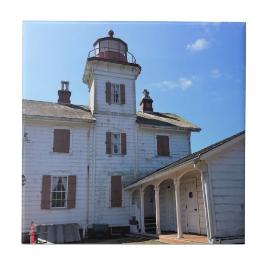 Yaquina Bay Lighthouse, Newport, Oregon Fliese (Vorderseite)