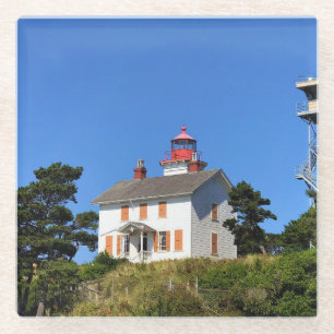 Yaquina Bay Lighthouse, Newport, Oregon Glasuntersetzer